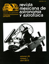 REVISTA MEXICANA DE ASTRONOMIA Y ASTROFISICA杂志封面